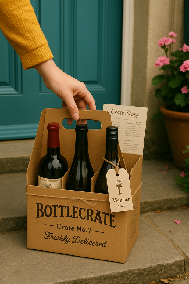 <h1>Like the <em>milkman,</em>  with wine. </h1>