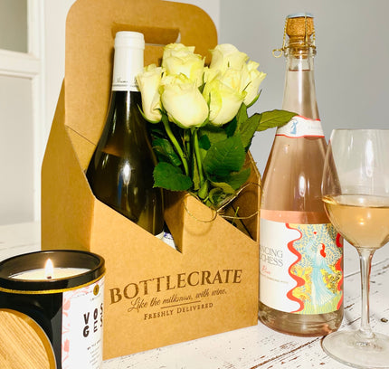 The Rosé & Roses Crate (Mothers Day Edition) Free Delivery.