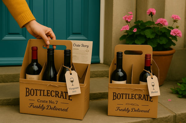 <h1>Like the <em>milkman,</em>  with wine. </h1>
