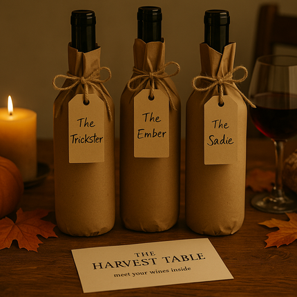 <strong>The Harvest Table: </strong>Pumpkins, roasts, and spice. Bottles that taste like autumn wrapped in a jumper