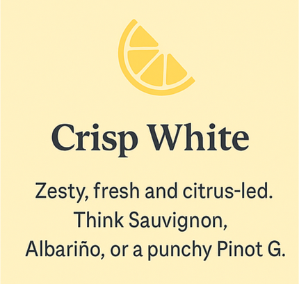 Style: Crisp white